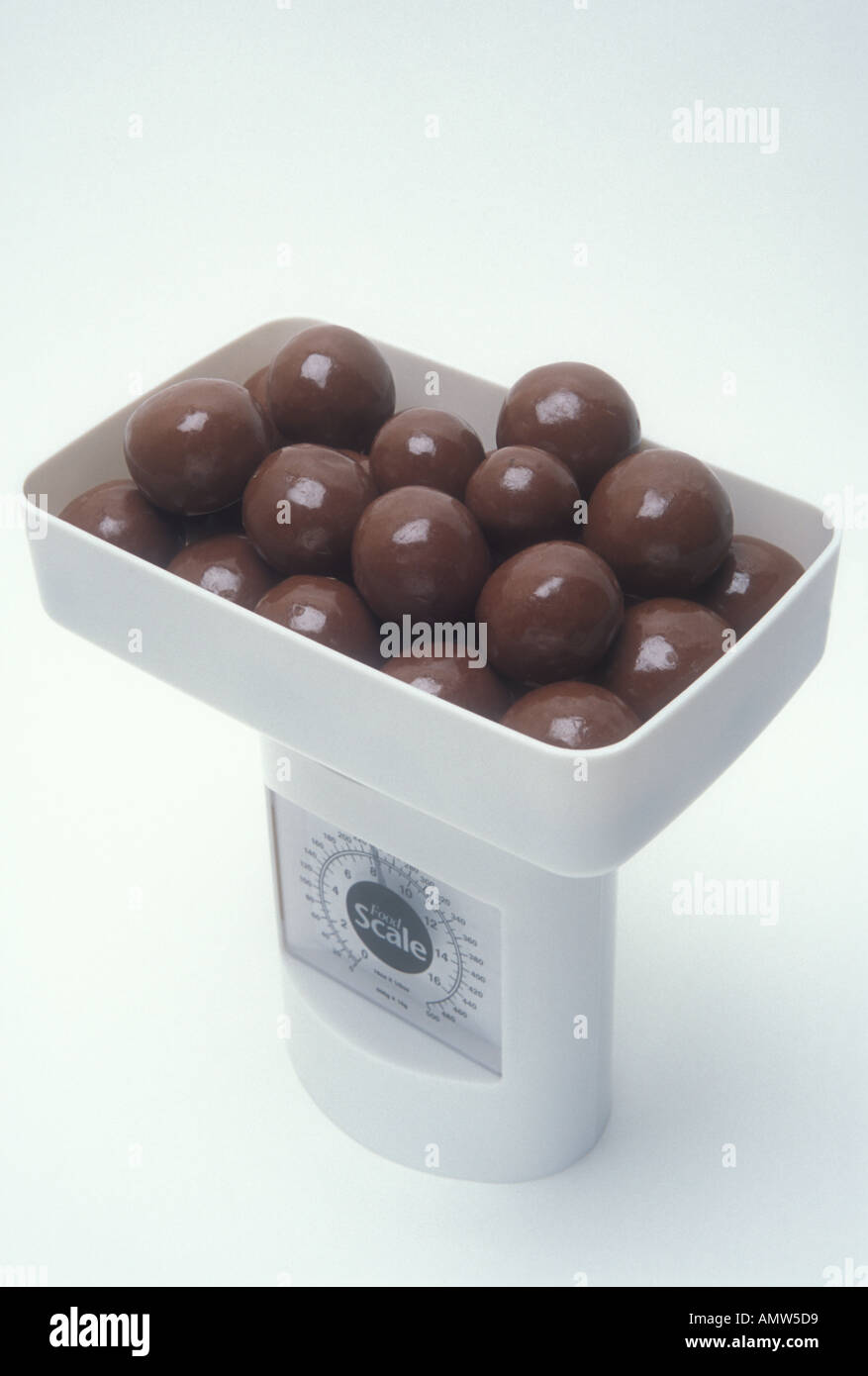 Chocolate Candy Balls Stock Photo Alamy