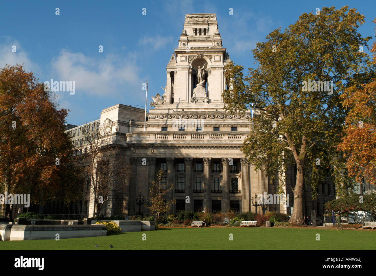 Trinity Square Gardens, London Stock Photo