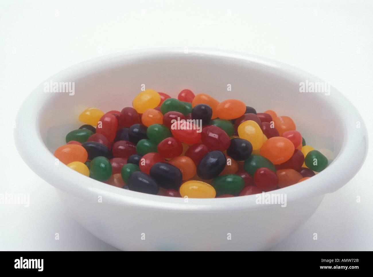 Bowl of Jelly Beans Stock Photo Alamy