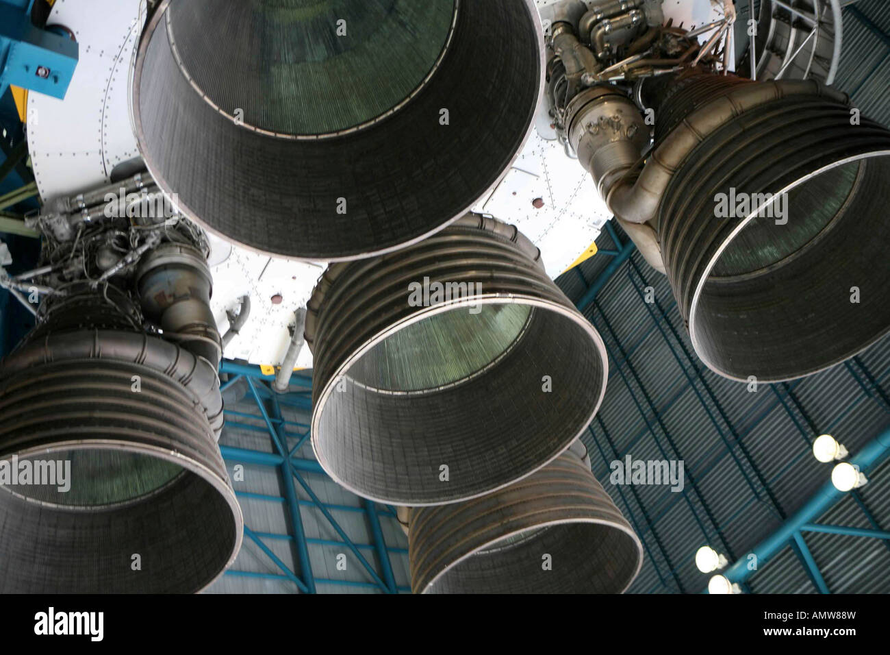 The exhausts on the Rocket engines of the Space Shuttle Stock Photo Alamy