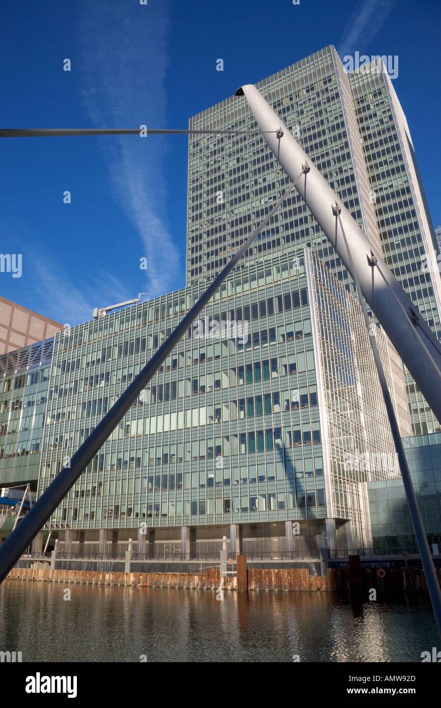 Modern office buildings at Canary Wharf docklands London Stock Photo ...