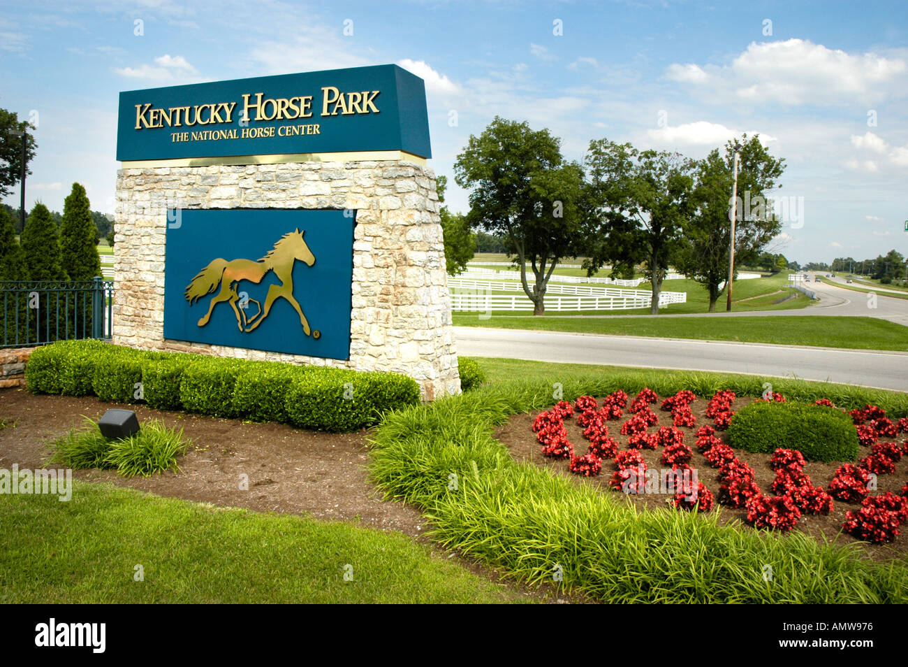 The National Horse Center and Park in Lexington Kentucky KY Stock Photo
