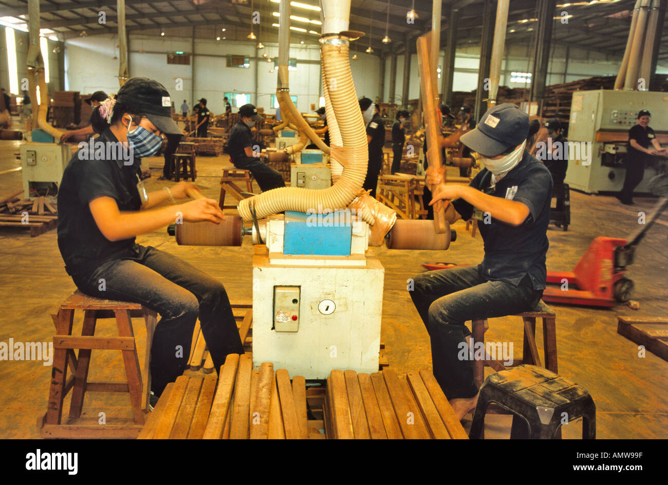 Factory making garden furniture for export to Europe Ho Chi Minh Saigon