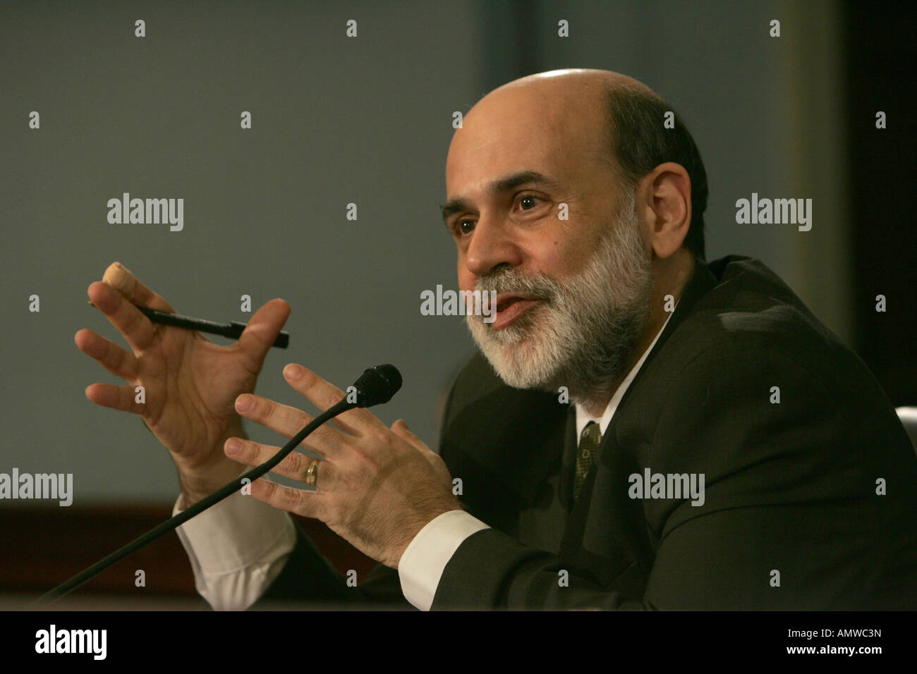 Ben S Bernanke, Chairman, Board of Governors, Federal Reserve System Stock Photo Alamy