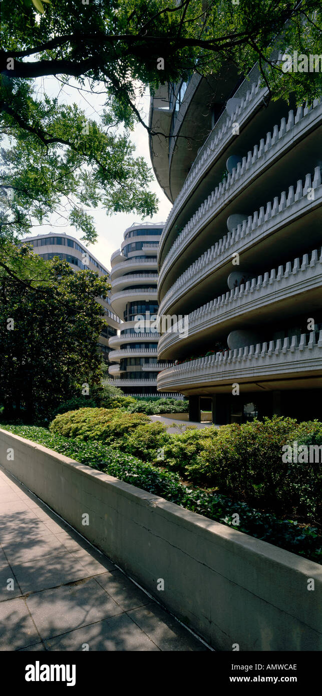 Watergate East Complex, Washington D.C., 1960 1971. Exterior. Architect Luigi Moretti Stock