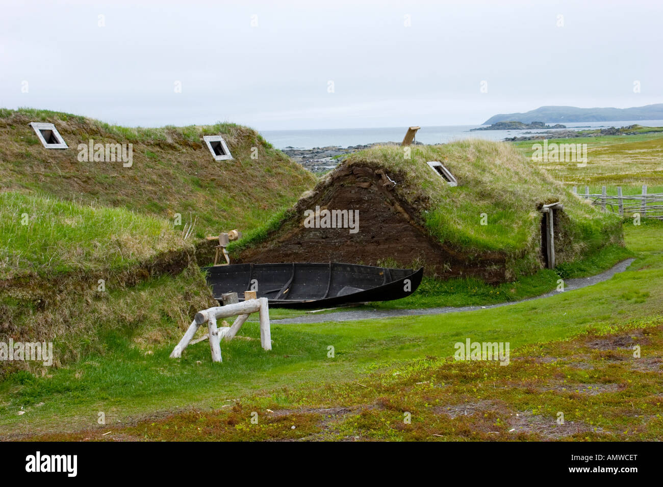 L Anse aux Meadows National Historic Site of Canada Newfoundland Canada ...