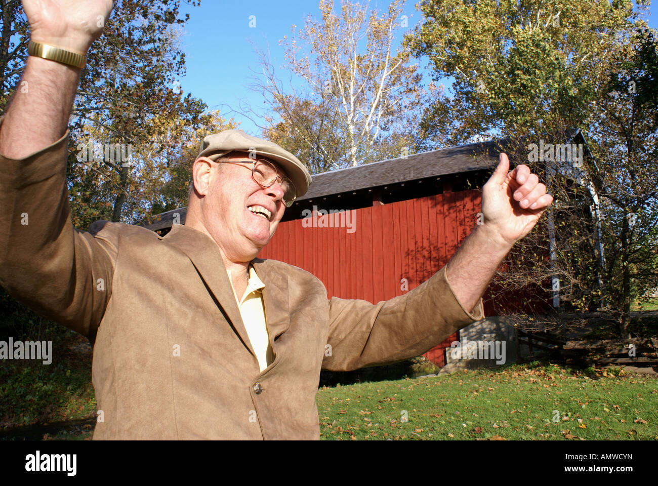 Happy man tourist in hi-res stock photography and images - Alamy