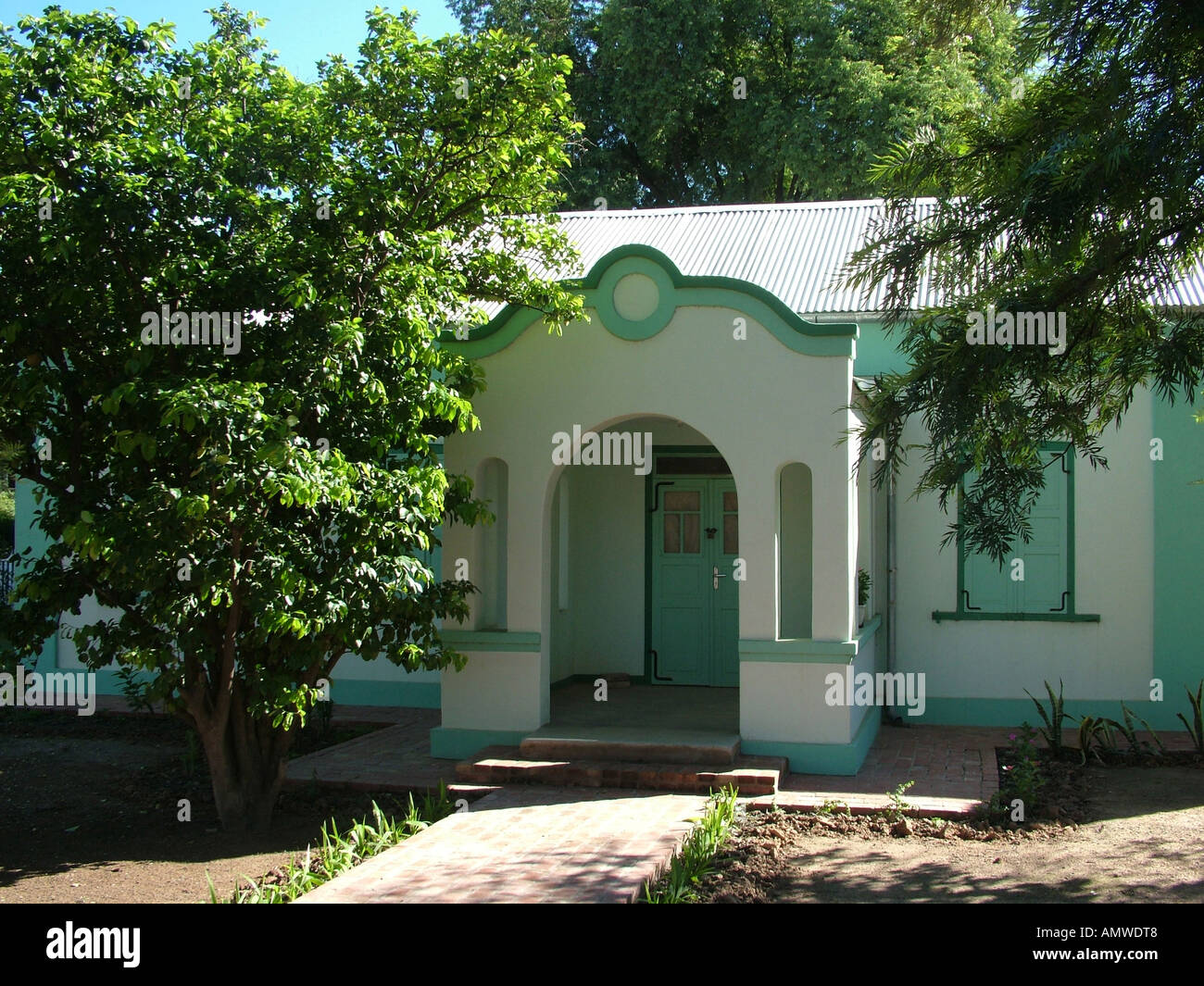 Knelsen House, Museum of domestic economy, Mennonite colony, Filadelfia, Fernheim, Gran Chaco, Paraguay Stock Photo