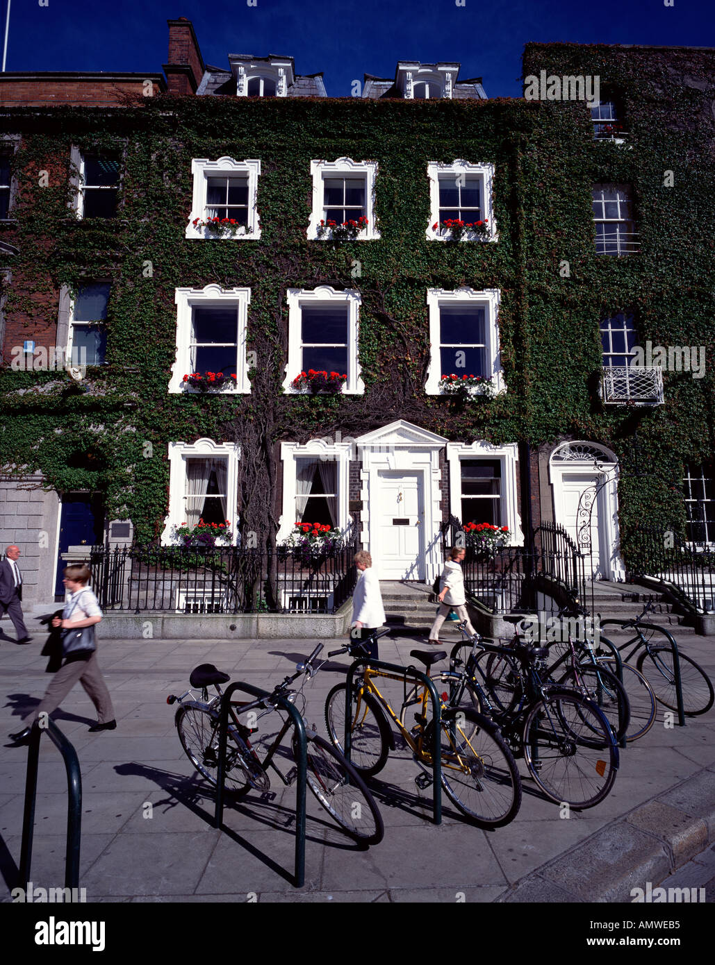 Houses Dublin Ireland Stock Photo Alamy