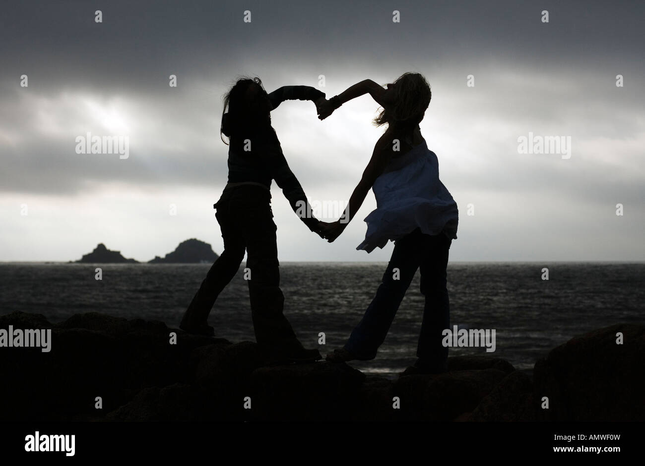 Romantic,love,heart,valentine,together,people,sharing, Stock Photo