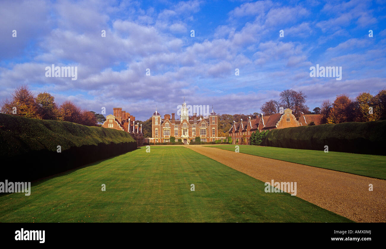 Blickling Hall from The West Stock Photo