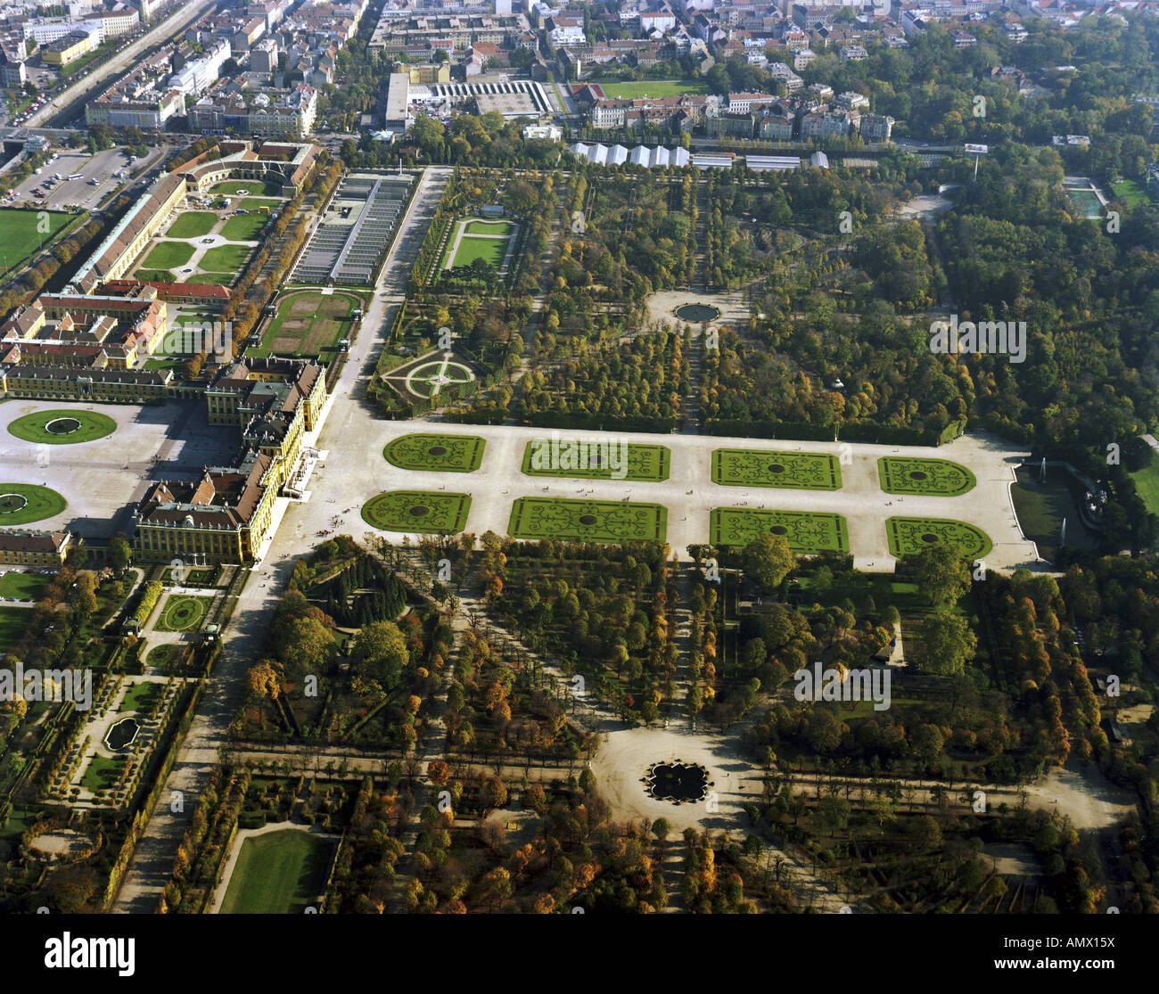 Schoenbrunn Palace and palace garden, Austria, Vienna Stock Photo - Alamy