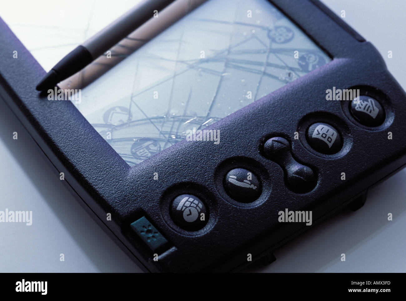 Palm electronic organizer close up Stock Photo Alamy