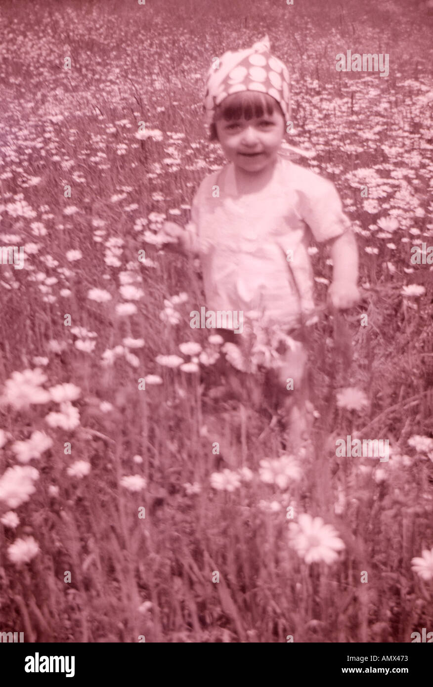 Girl On Flower Field High Resolution Stock Photography and Images - Alamy