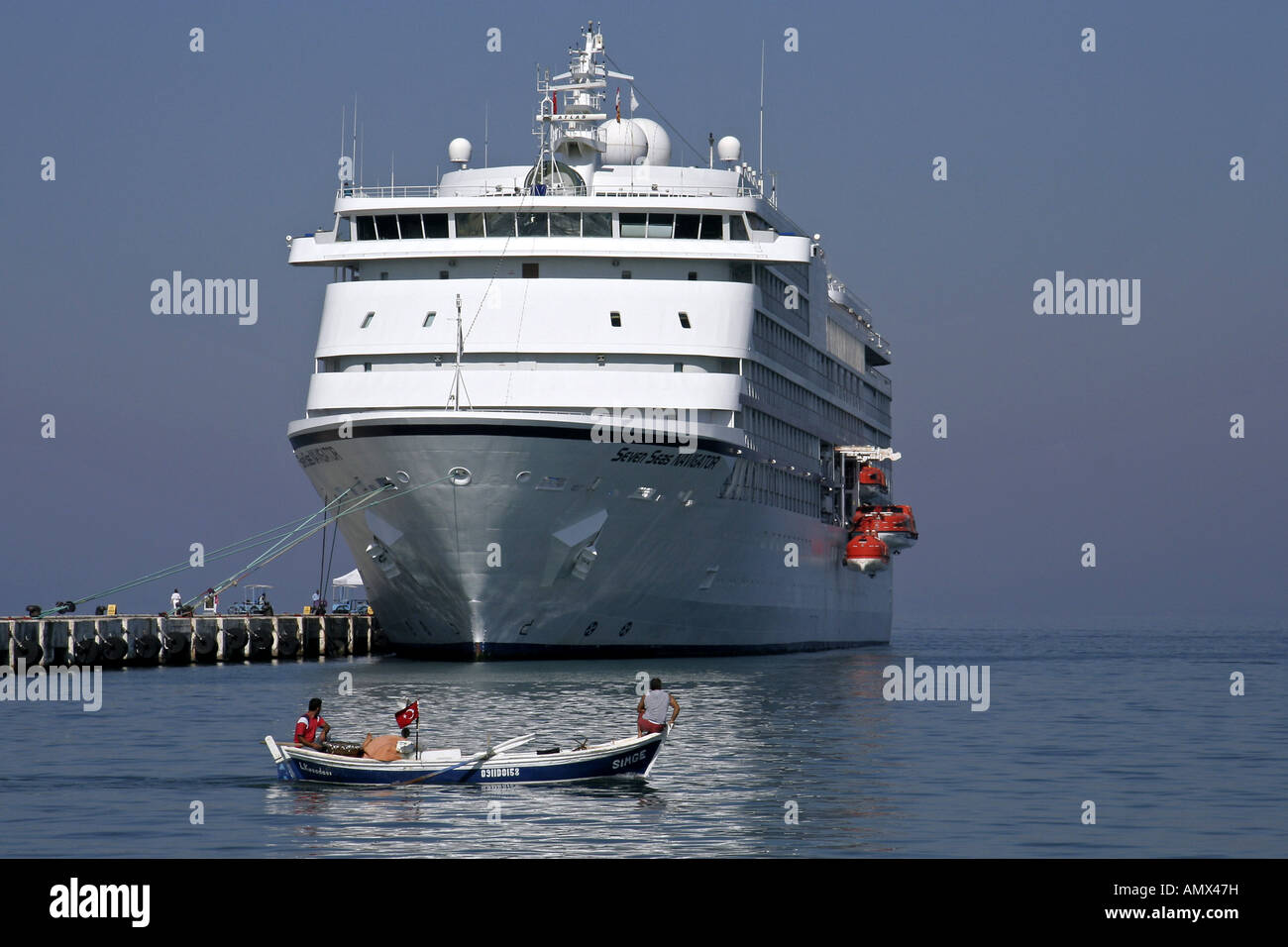 Bow Of Navigator Of The Seas Stock Photo Alamy