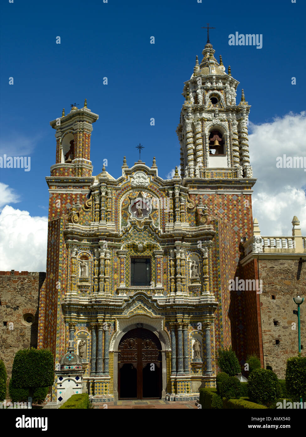 Church of Santa Maria de Tonantzintla Stock Photo