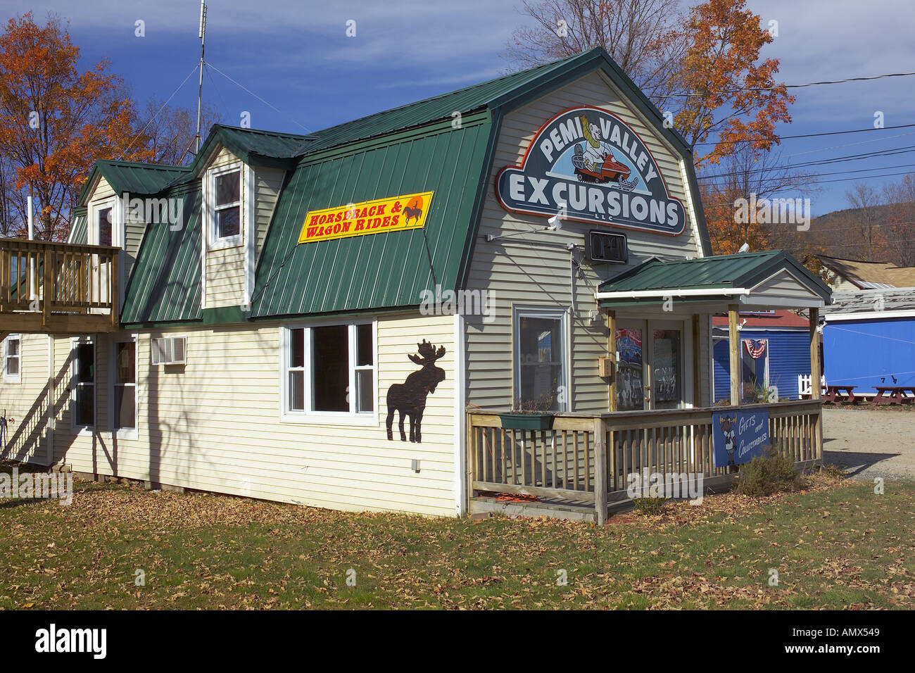 New Hampshire, Lincoln, Moose Excursions Stock Photo