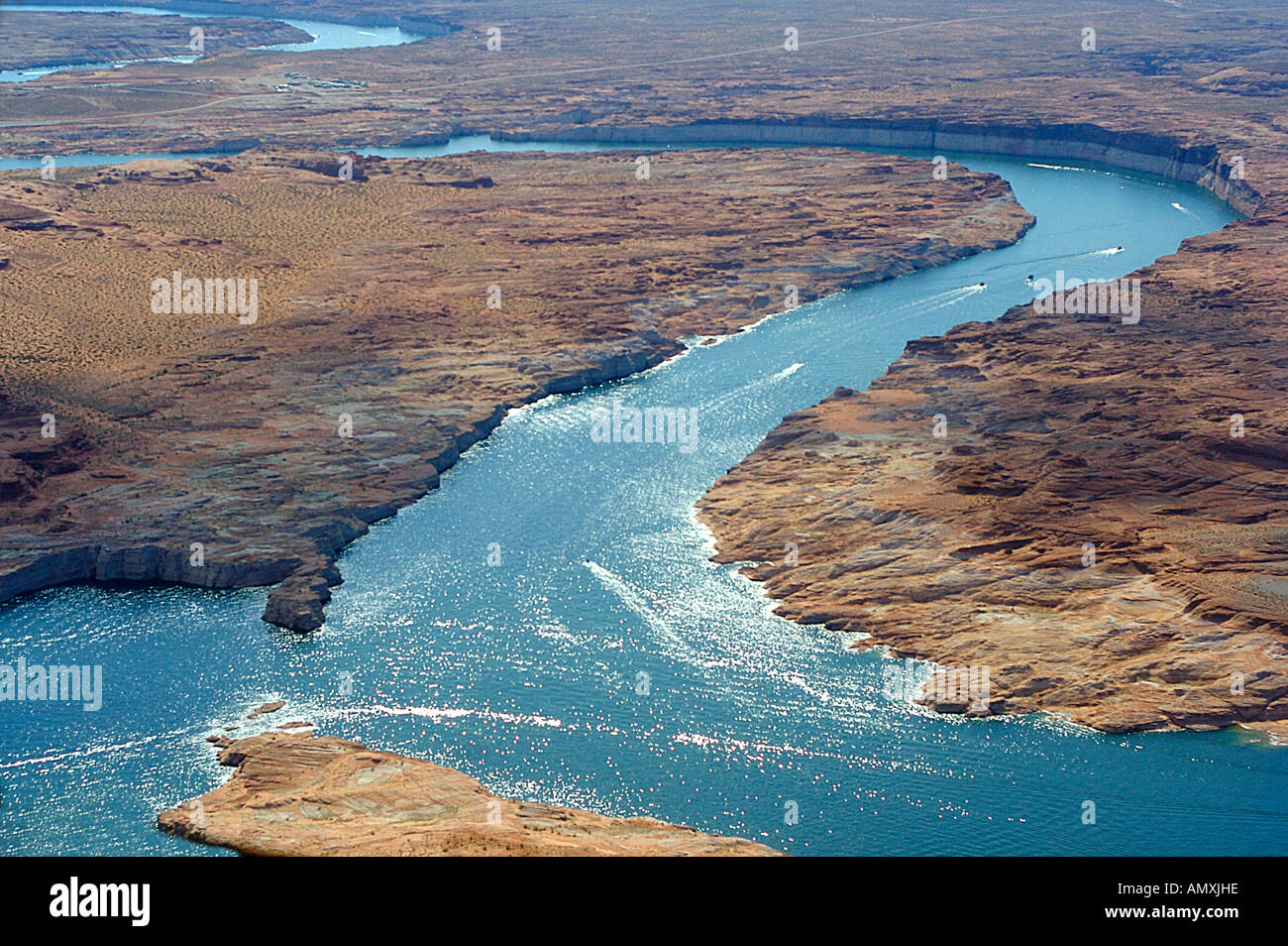 The Colorado River near Lake Powell is a popular area for recreational