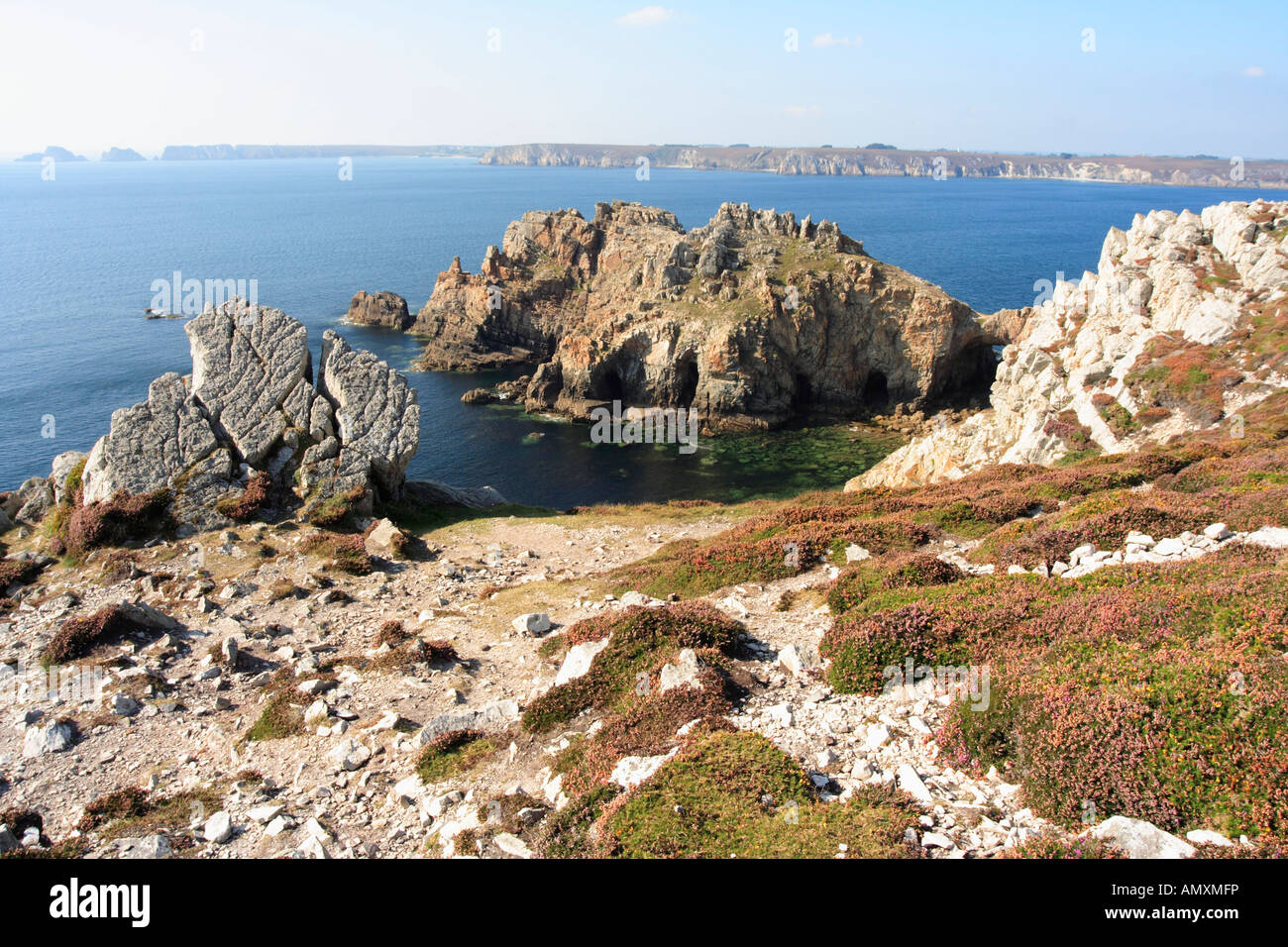 Panorama shot rocky coast brittany hi-res stock photography and images ...