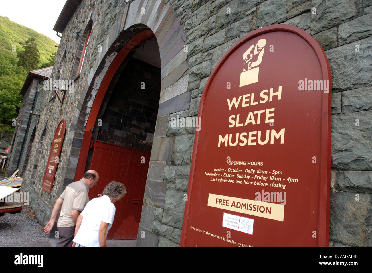 Welsh Slate Museum Llanberis Gwynedd Wales UK Stock Photo Alamy