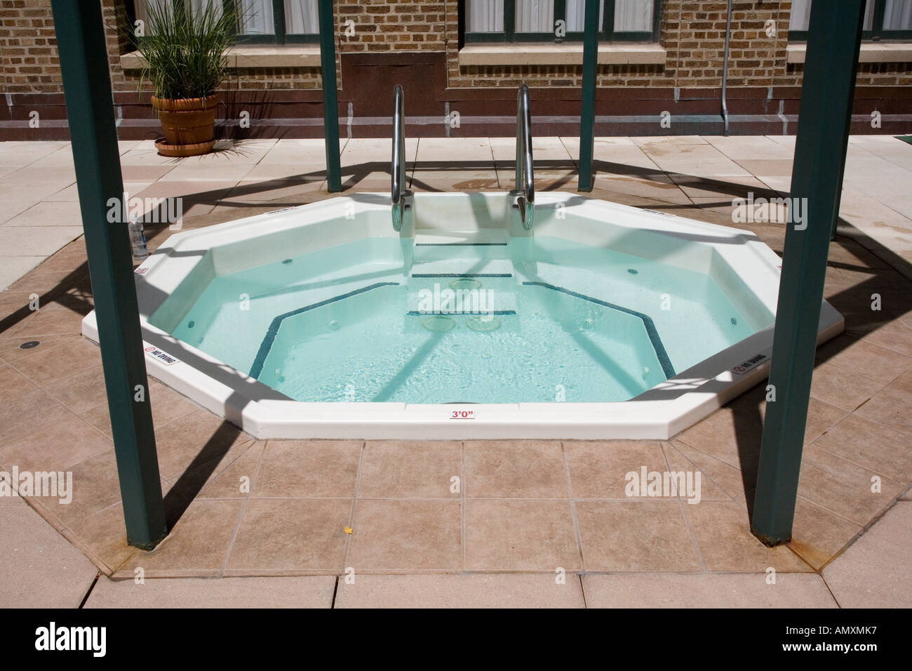 Rooftop swimming pool Houston, Texas, United States of America. Stock Photo