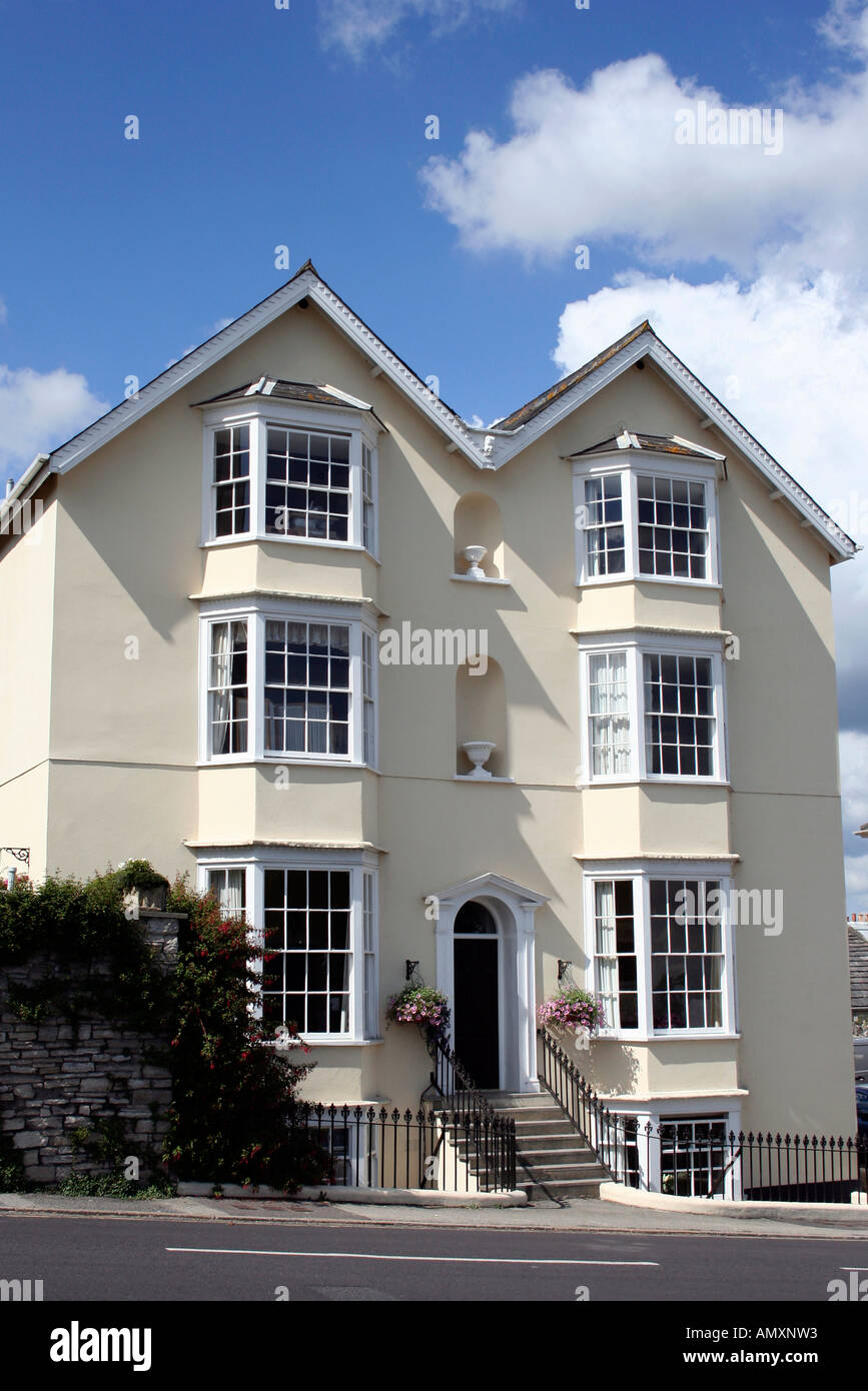 Victorian Town House, Swanage, Dorset, UK Stock Photo Alamy