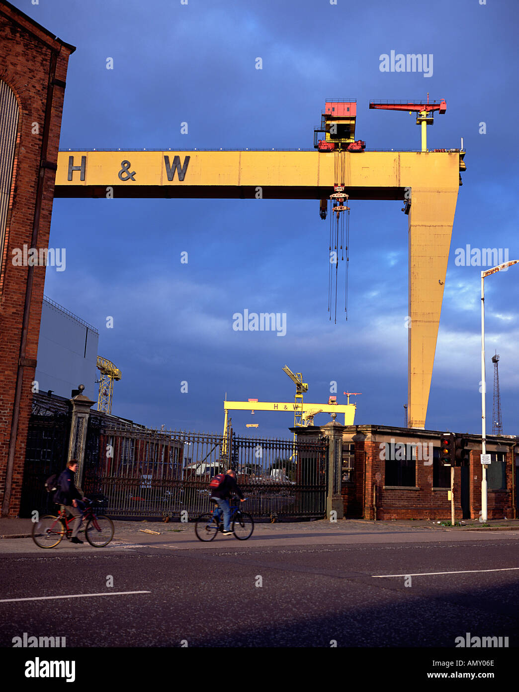 Harland and Wolff Shipyard Belfast Northern Ireland Stock Photo