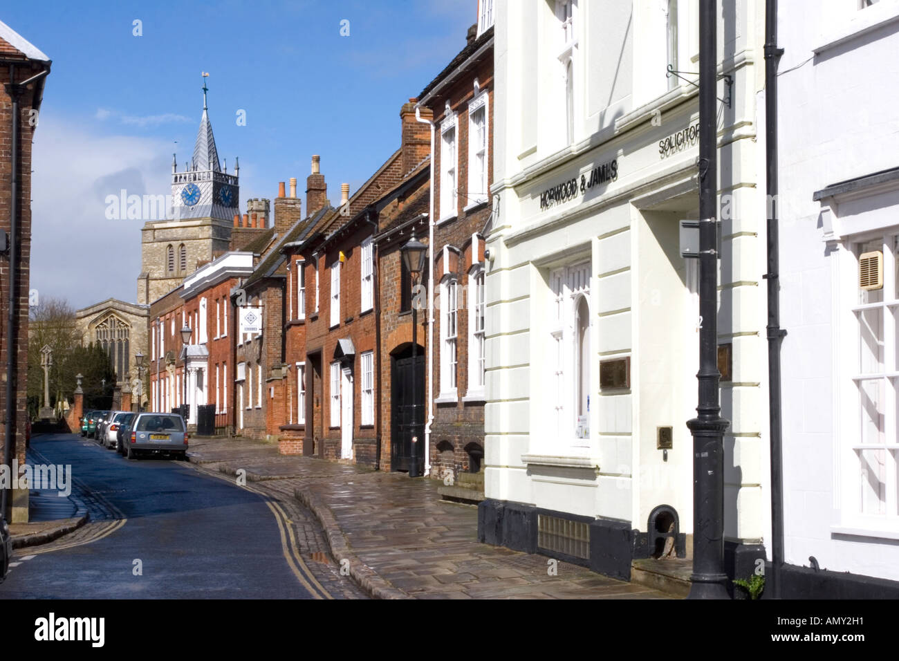 Church Street Aylesbury Buckinghamshire Stock Photo Alamy