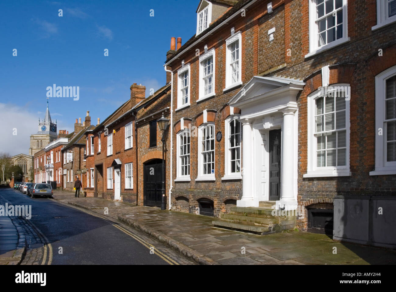 Church Street - Aylesbury - Buckinghamshire Stock Photo