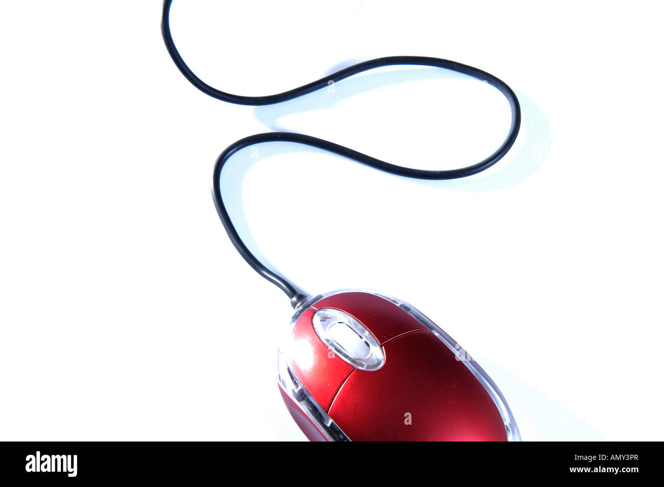 Closeup of computer mouse on white background Stock Photo Alamy