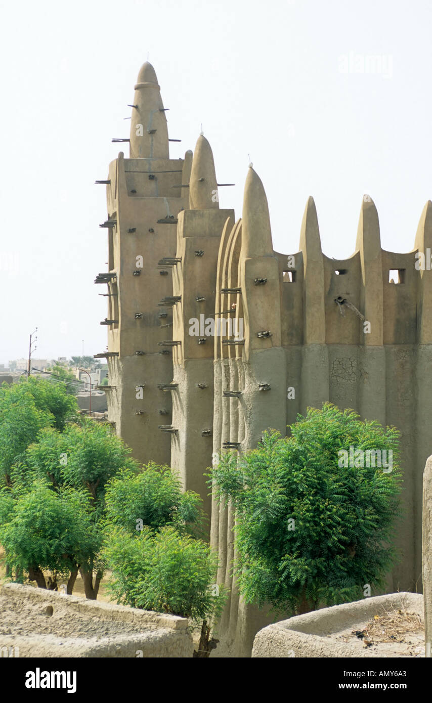 Mosque at Mopti, Mali Stock Photo