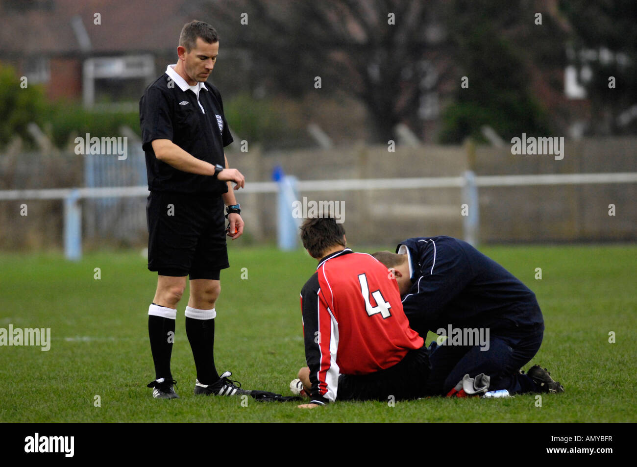Injury referee football hires stock photography and images Alamy