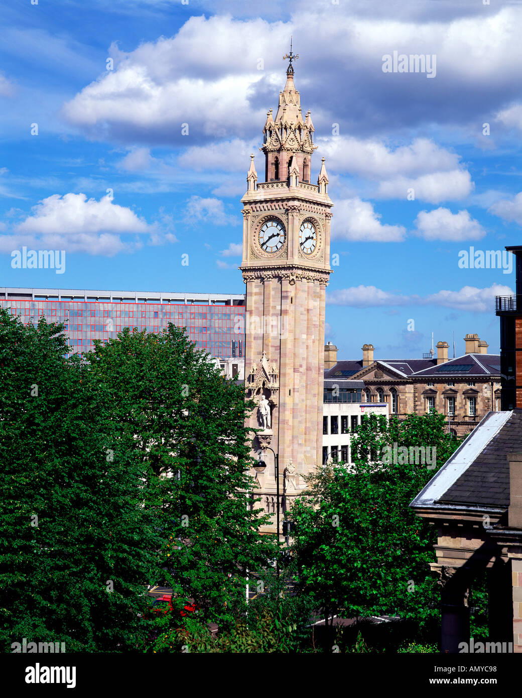 Albert Clock, Belfast, Northern Ireland Stock Photo Alamy