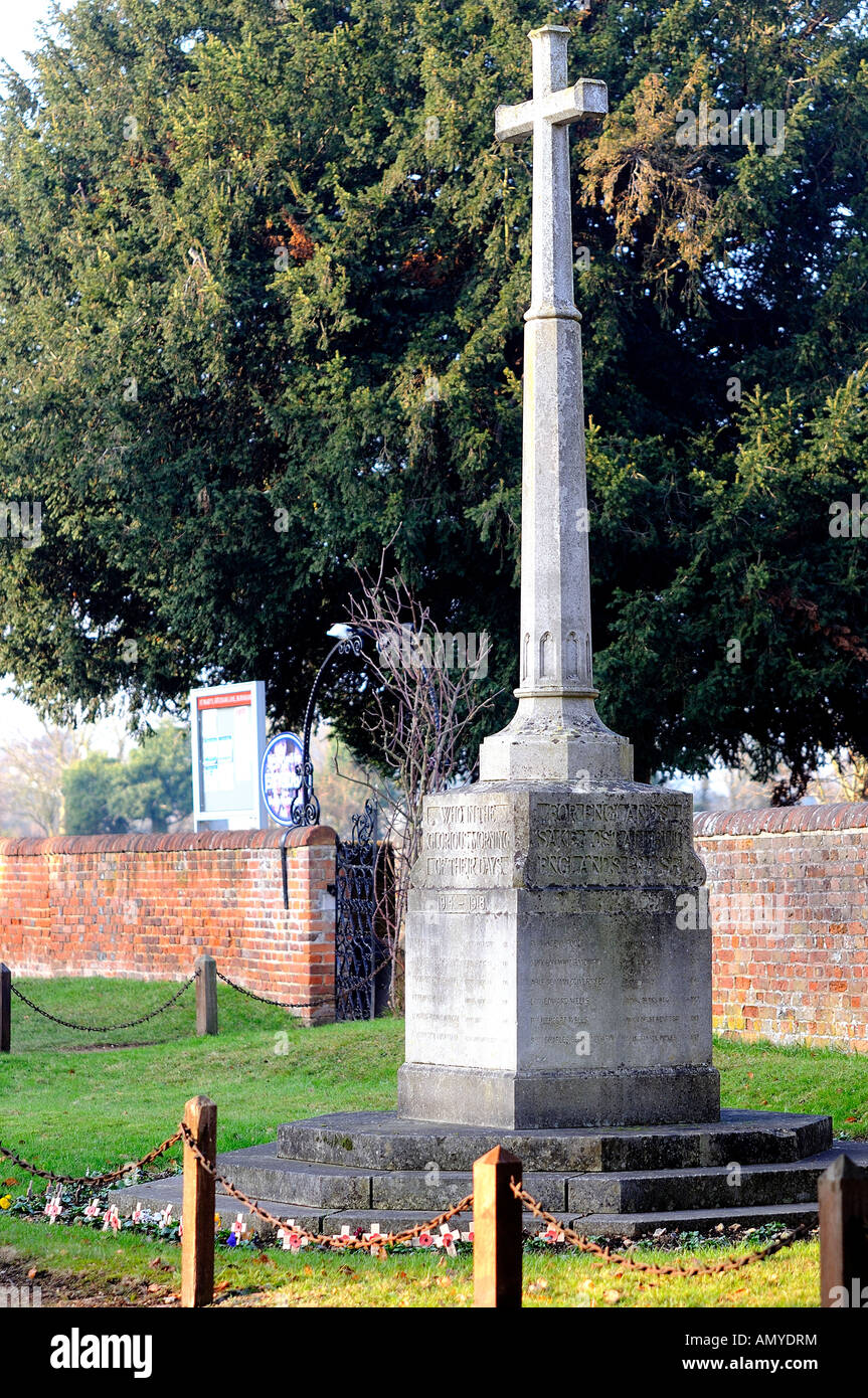memorial cross Stock Photo
