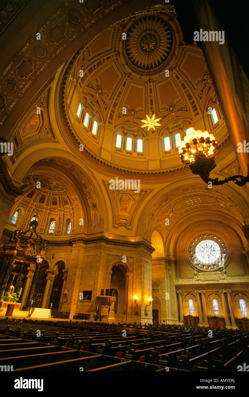 Ornate Interior Of Saint Paul Cathedral In St Paul