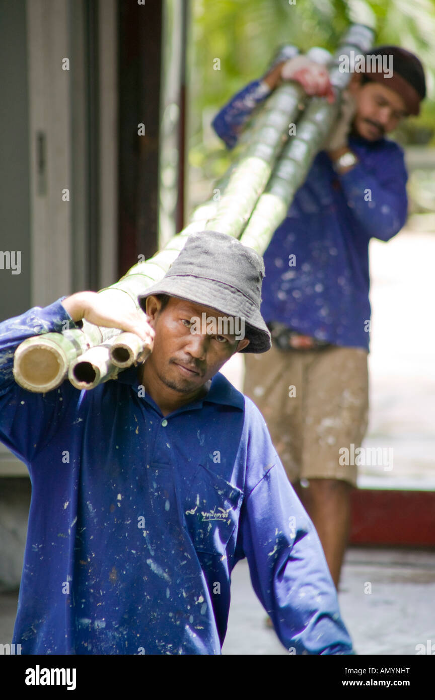 Bamboo Carrying Pole High Resolution Stock Photography and Images Alamy