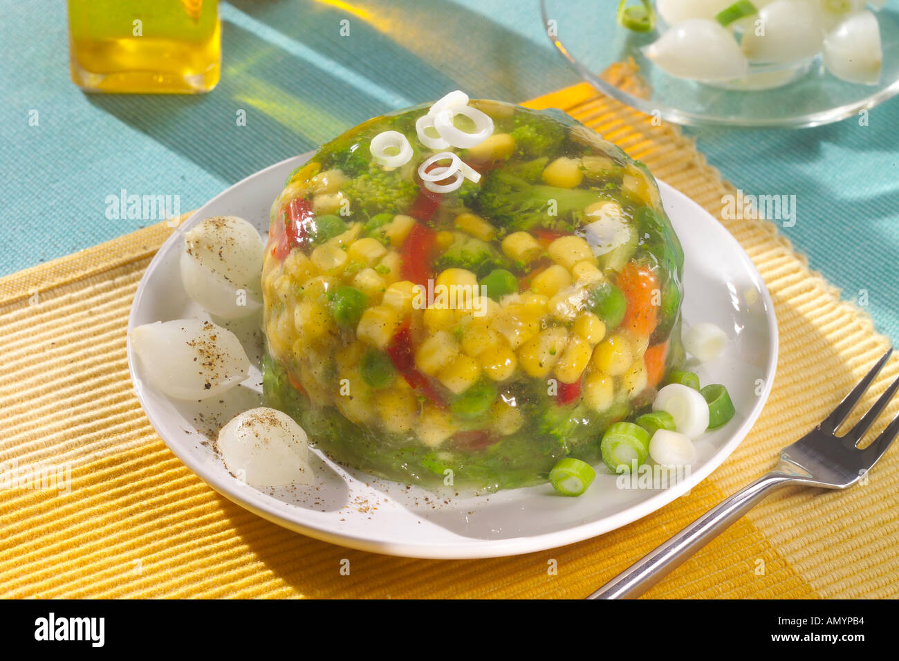 Vegetable Jelly with Red Beatroot Stock Photo Alamy