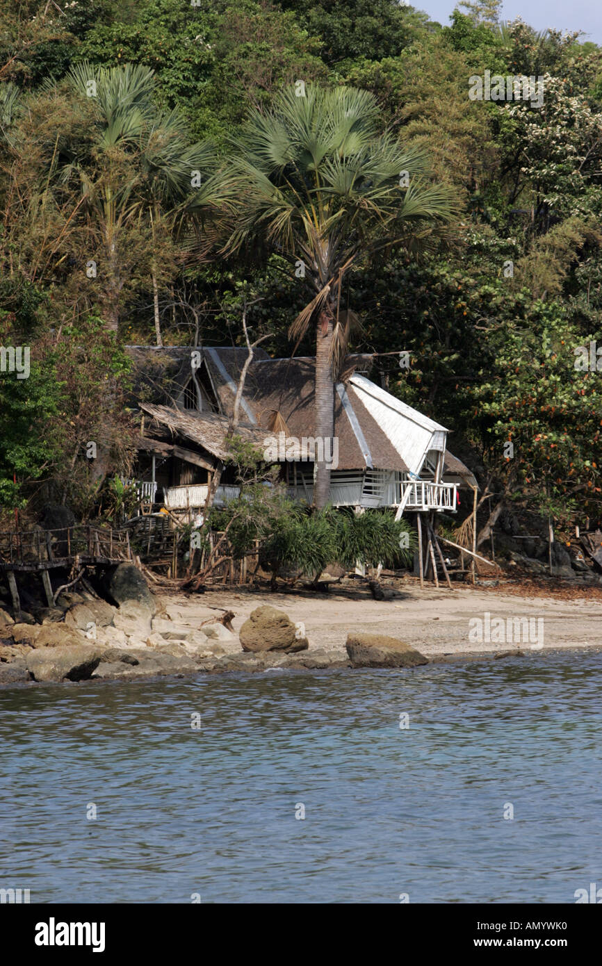 Fishermans Cottage Nueva Valencia Guimaras Island Philippines Stock Photo Alamy
