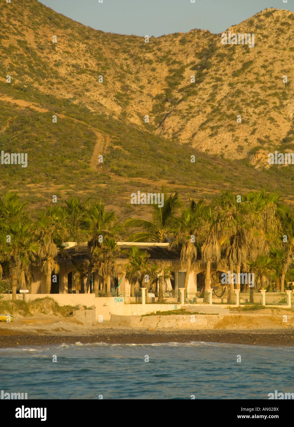 Mexico Baja California Village of Cabo Pulmo rental home along the