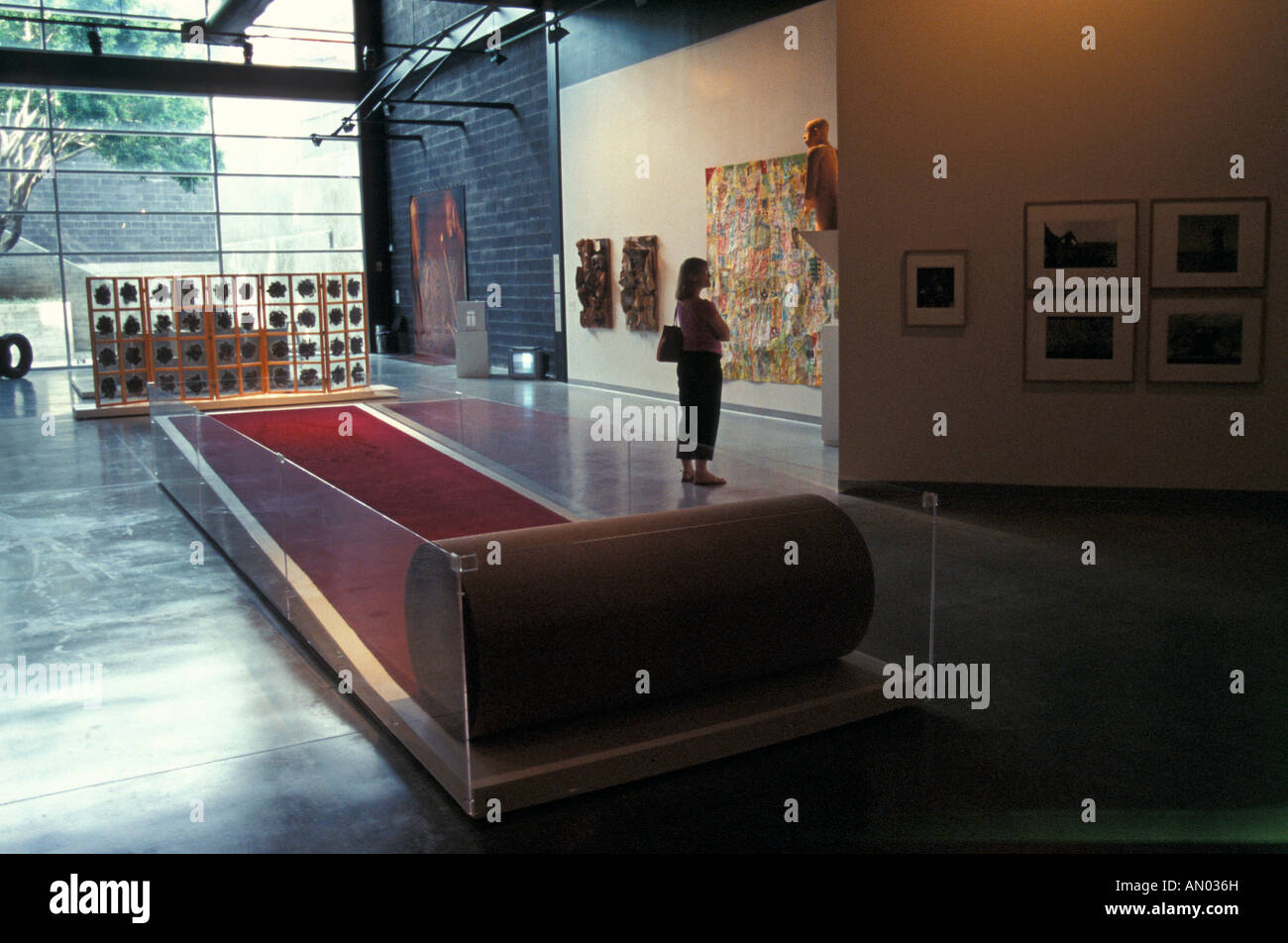 Contemporary art gallery in the MUROS cultural centre in Cuernavaca, Mexico Stock Photo