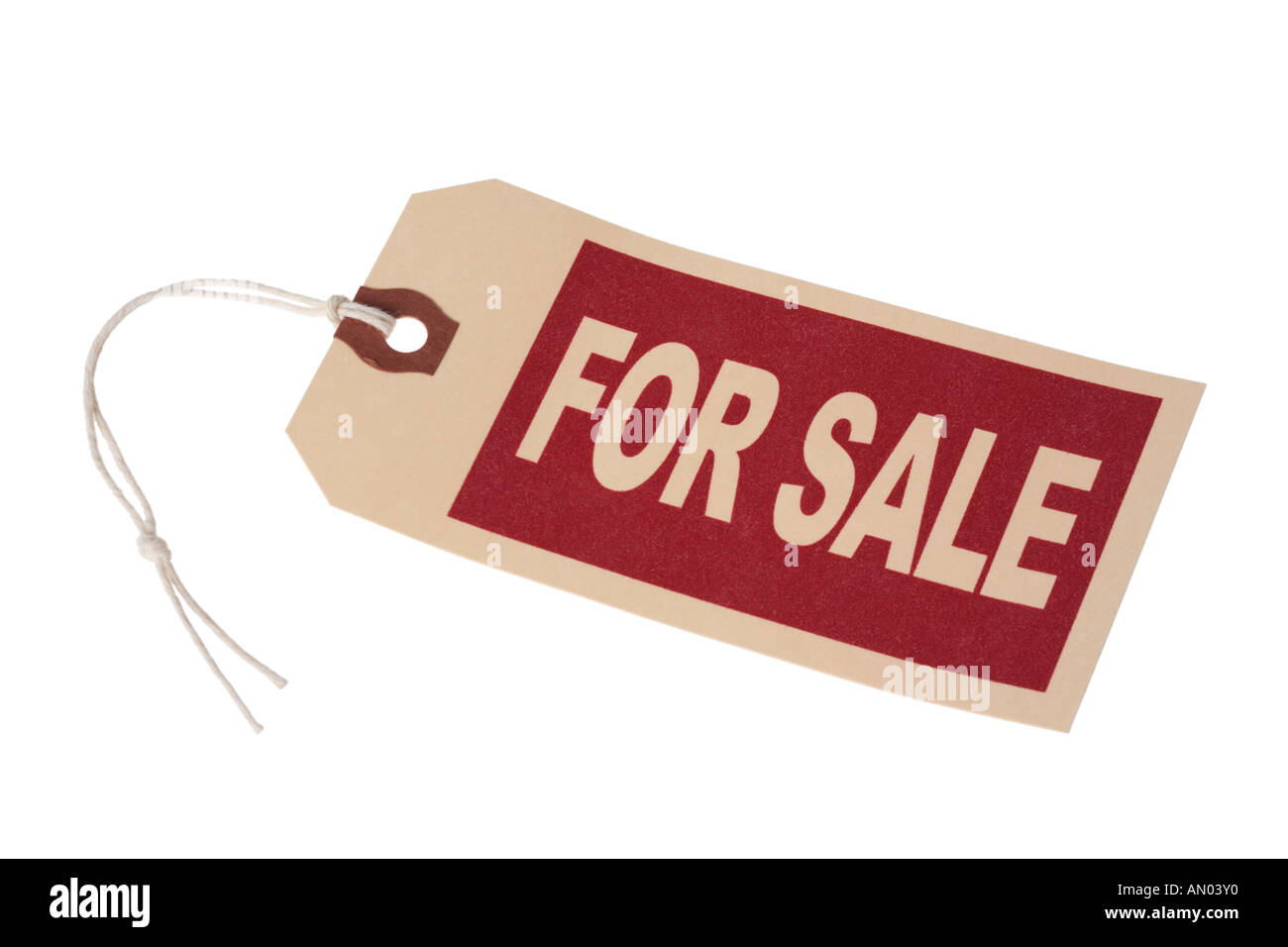 White label price tag Cut Out Stock Images & Pictures - Alamy