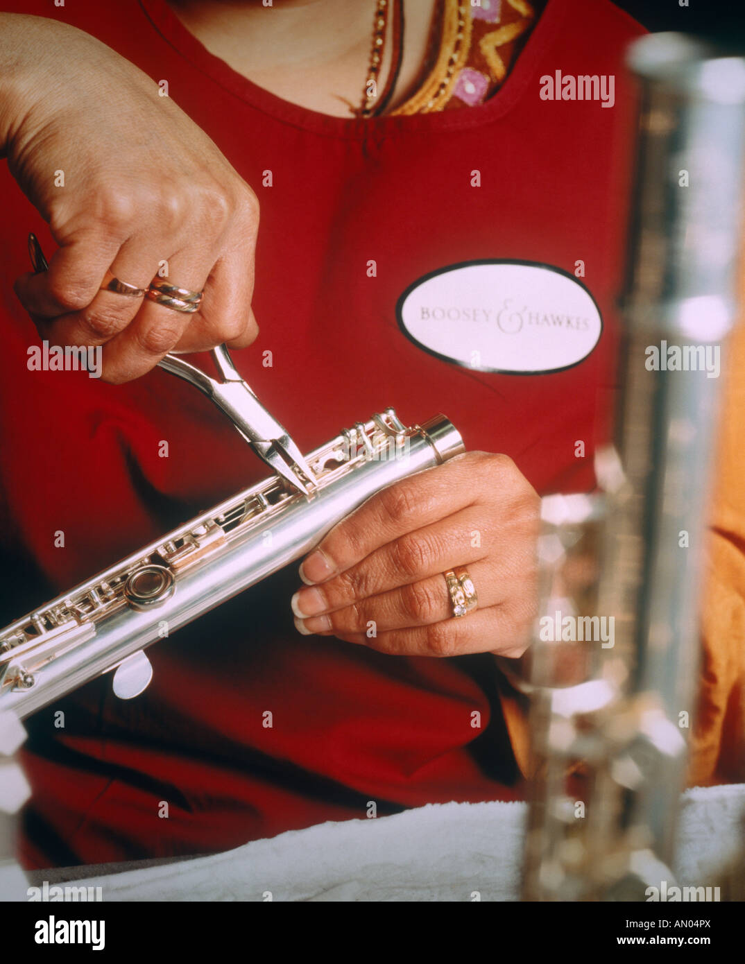 MUSICAL INSTRUMENT MANUFACTURE Stock Photo - Alamy