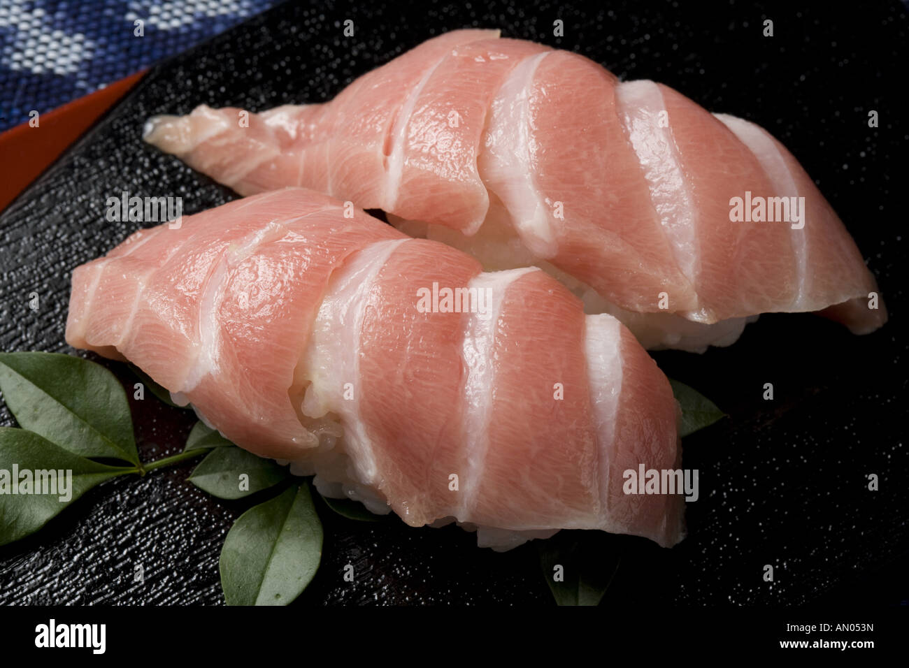 Fatty tuna sushi Stock Photo Alamy Fatty tuna sushi Stock Photo Alamy