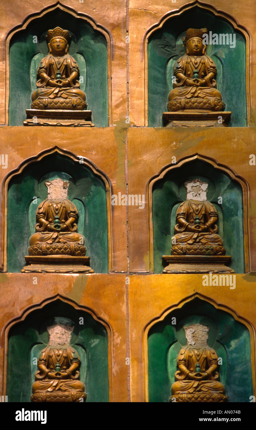 Decapitated Bodhisattvas Summer Palace Beijing Stock Photo