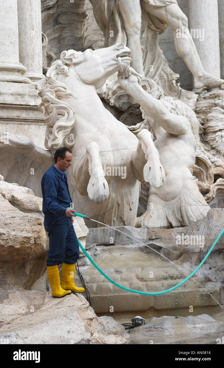 Street cleaning rome italy hires stock photography and images Alamy