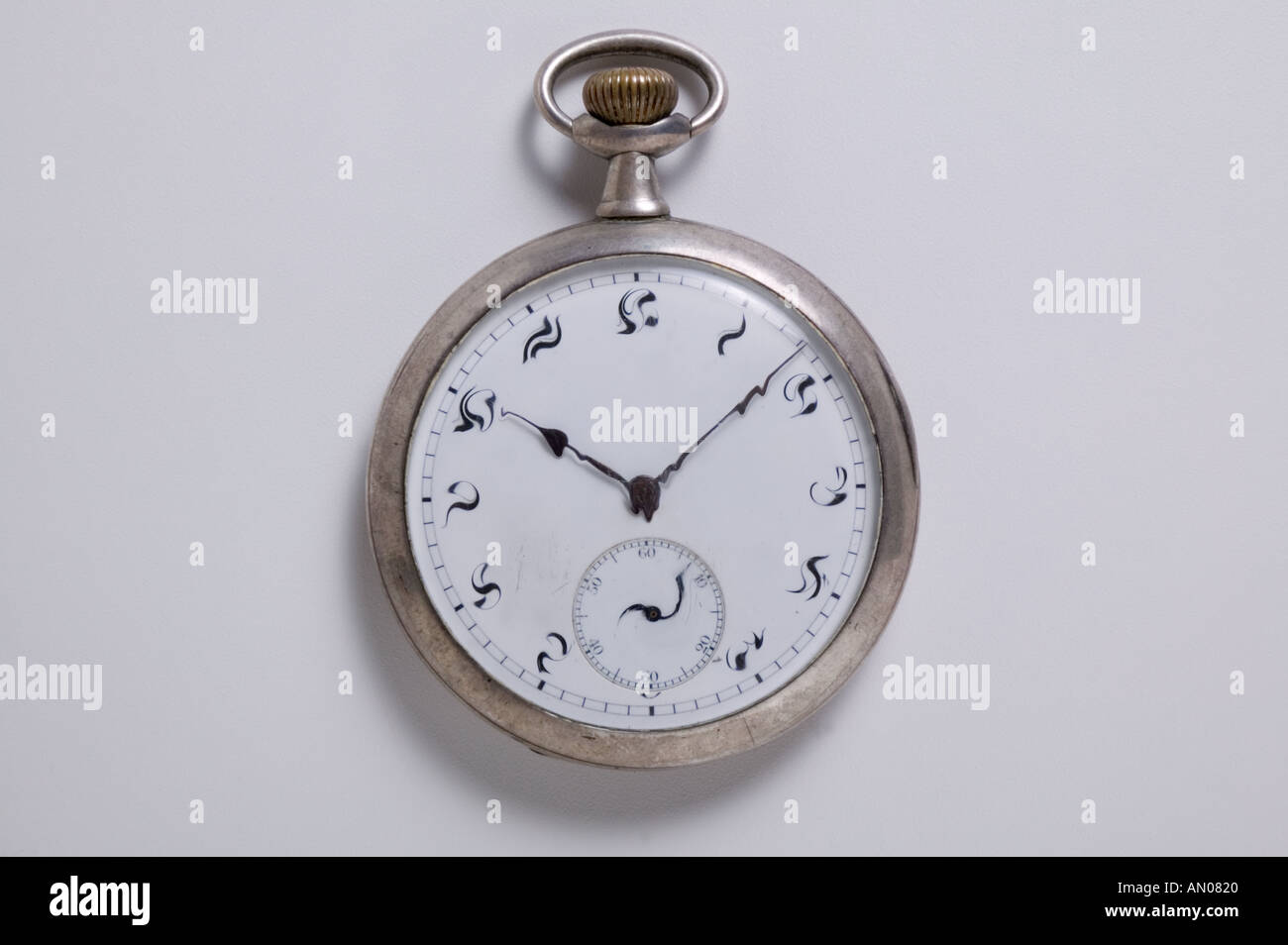Pocket Watch Twisted Stock Photo Alamy