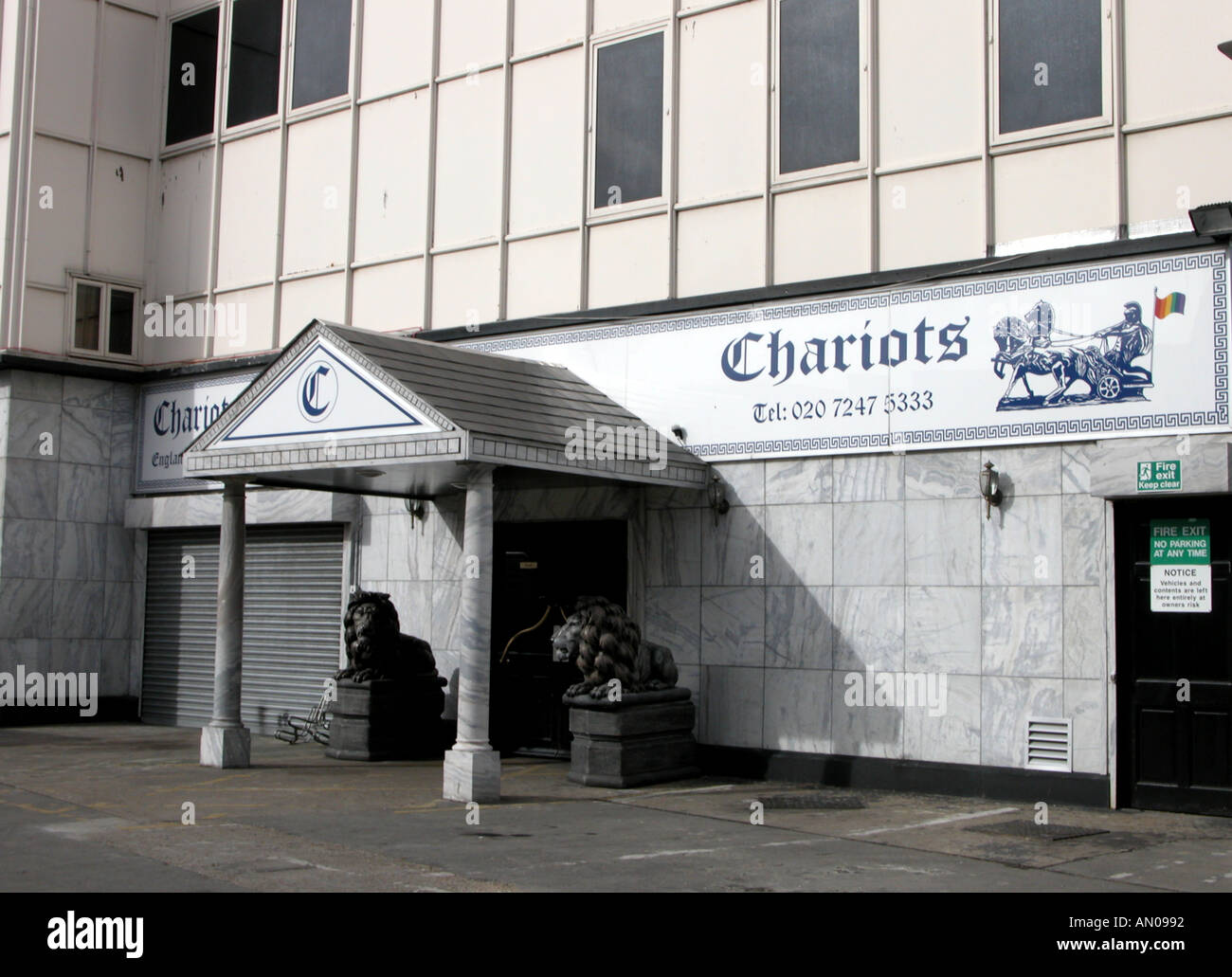 Chariots a popular gay sauna in London Stock Photo Alamy