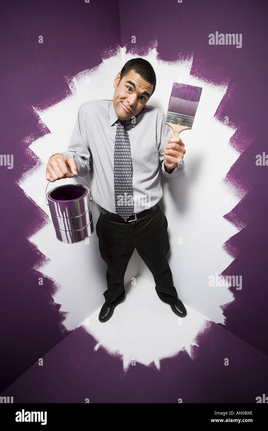 Paint yourself into a corner hires stock photography and images Alamy