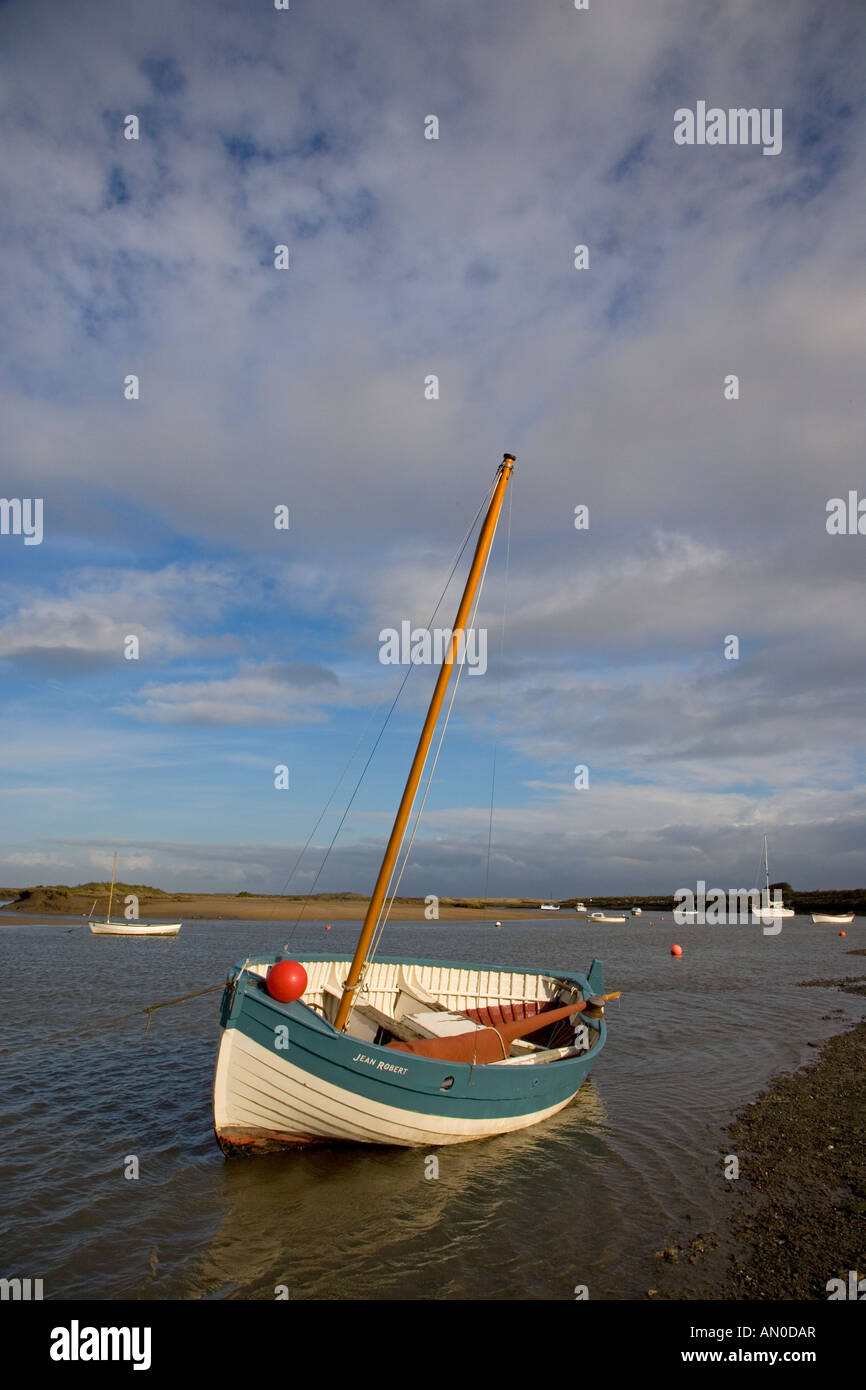 Burnham Overy Staithe Norfolk November Stock Photo
