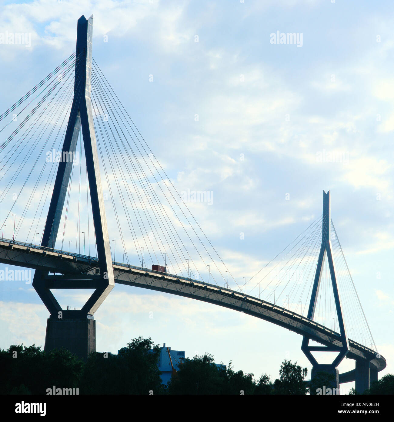 Motorway bridges Stock Photo